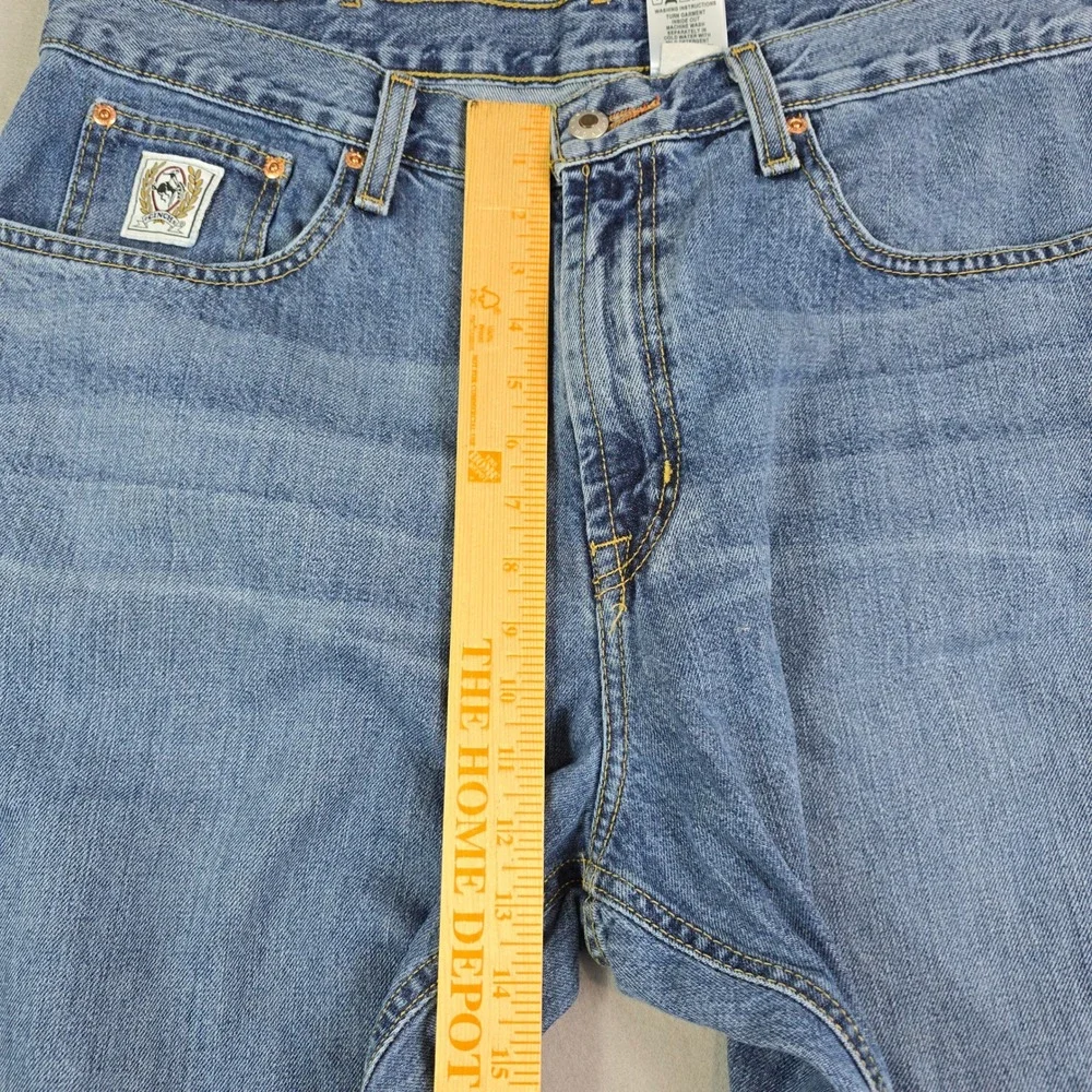 Cinch Straight Leg Jeans Mens 38x30 Blue Medium Wash Denim Cowboy Western Rodeo‎